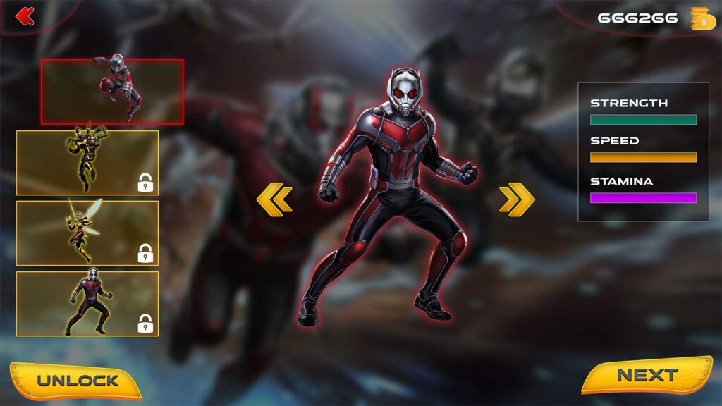 Ant-Man Game UI