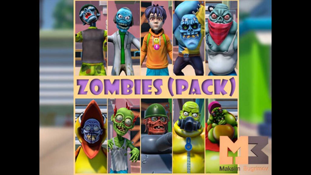 Free Zombies Character