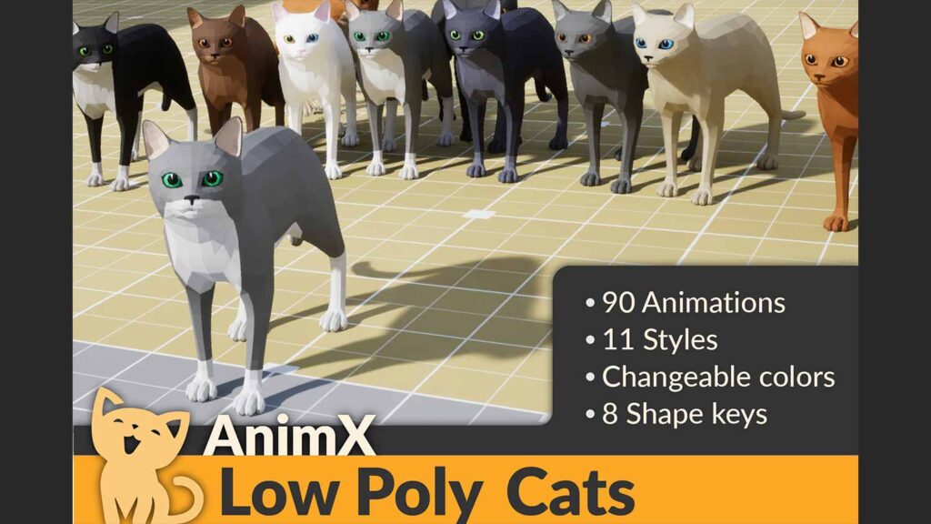 Low Poly Cats