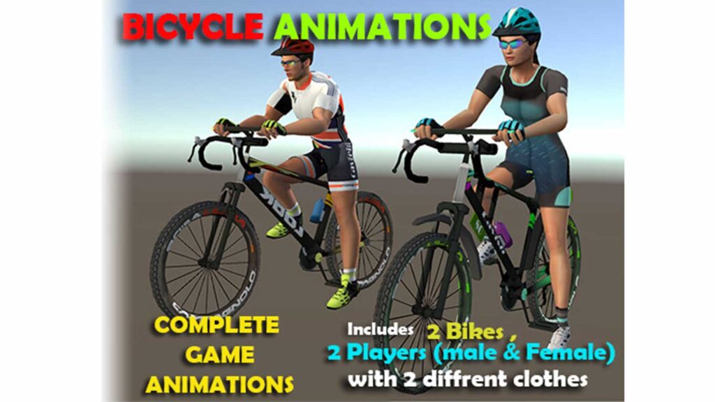 Cyclist Animations For Unity