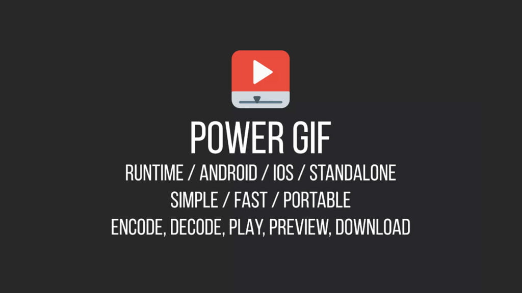 Power GIF Runtime Library + GIPHY API for unity