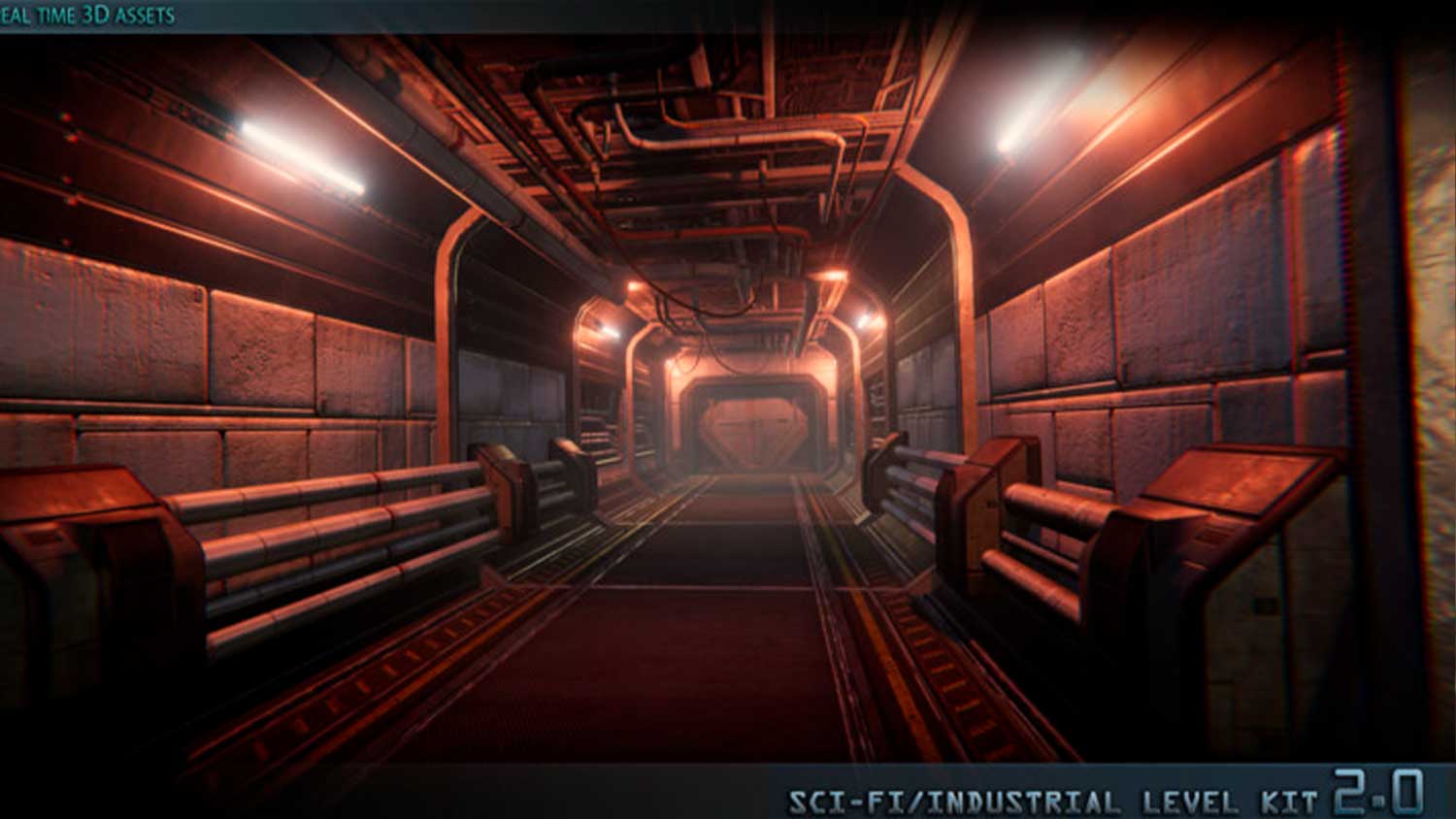 SciFi Industrial Level Kit - Free Unity Assets Download