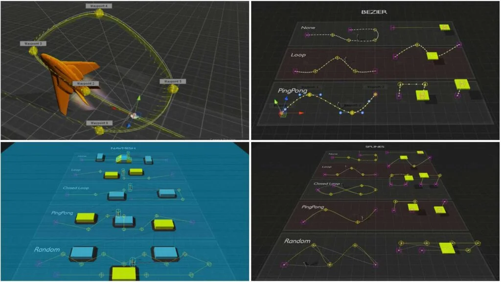 Simple Waypoint System free Asset