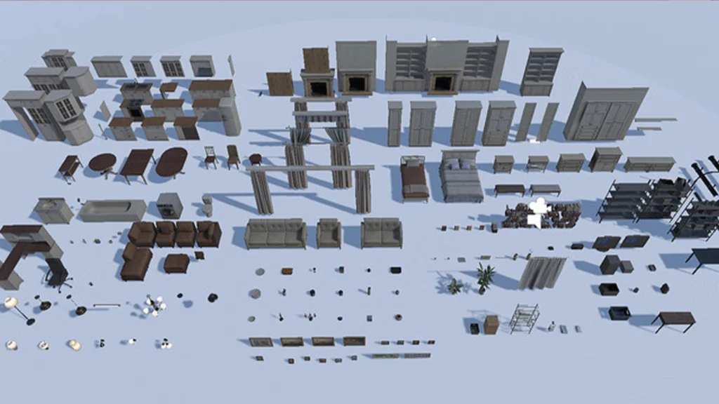 House Furniture Pack v2.0.0 free unity assets