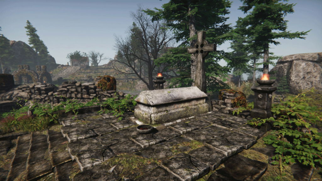 PBR Graveyard and Nature Set 20 v3.6 free assets for unity