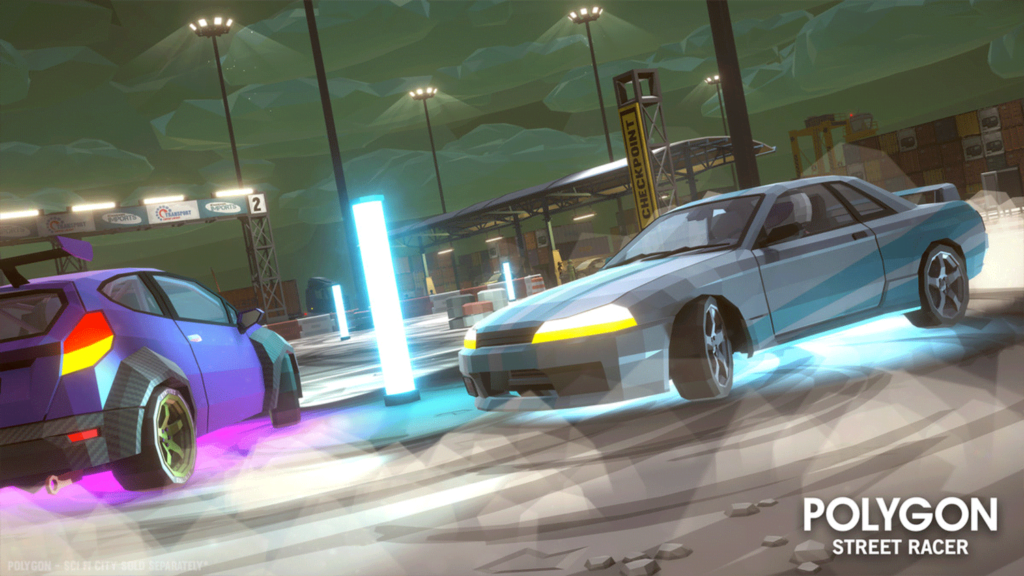 POLYGON - Street Racer - Low Poly 3D Art by Synty unity free download