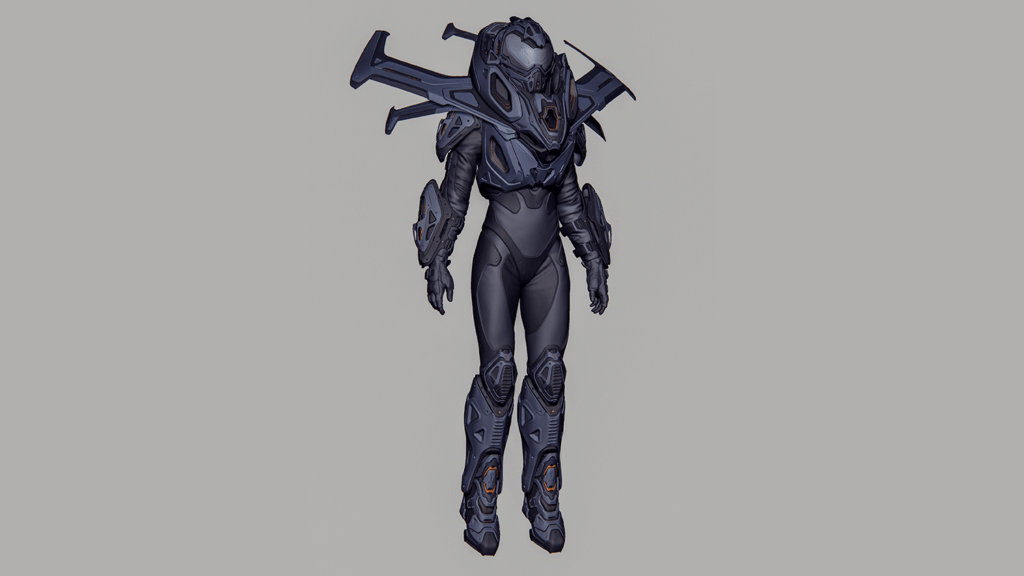 Sci-Fi Character 09 Valkyrie v1.0 assets unity