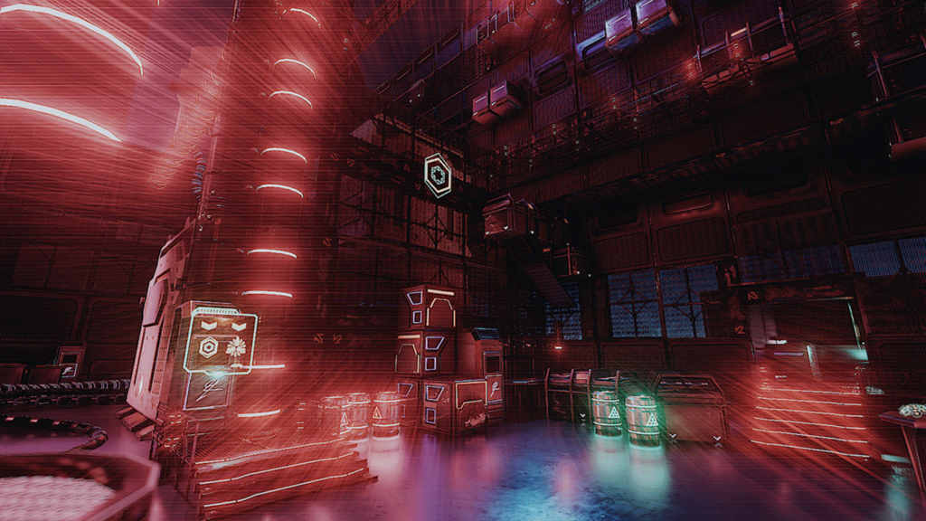 Cyber Punk VHS neon factory kitbash v1.0 unity assets free