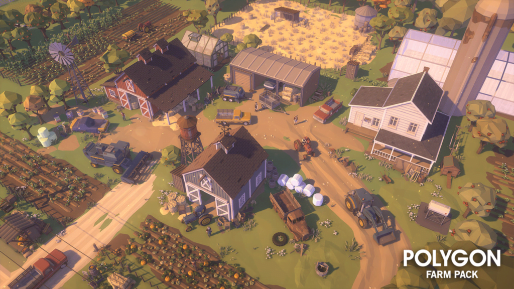 POLYGON Farm - Low Poly 3D Art by Synty v1.2:unity free assets