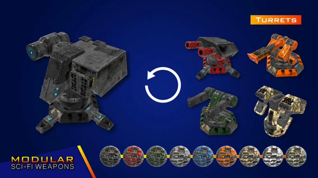 Modular_Sci-Fi_Weapons_v2.2: download asset unity free